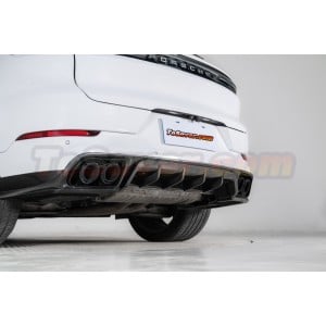 Porsche Cayenne/Coupe 2024+ 9Y0.2 TechArt Style Dry Carbon Fiber Front Lip & Rear Diffuser - Aerodynamic Upgrade - Free Shipping