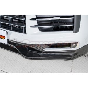 Porsche Cayenne/Coupe 2024+ 9Y0.2 TechArt Style Dry Carbon Fiber Front Lip - Aerodynamic Upgrade - Free Shipping