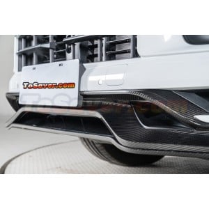 Porsche Cayenne/Coupe 2024+ 9Y0.2 TechArt Style Dry Carbon Fiber Front Lip - Aerodynamic Upgrade - Free Shipping