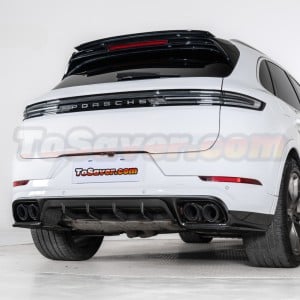 Porsche Cayenne/Coupe 2024+ 9Y0.2 TechArt Style Dry Carbon Fiber Rear Diffuser - Aerodynamic Upgrade - Free Shipping