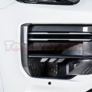 Porsche Cayenne/Coupe 2024+ 9Y0.2 Dry Carbon Fiber Front Grille Vertical Trim - Premium Upgrade - Free Shipping