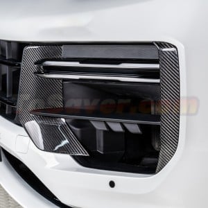 Porsche Cayenne/Coupe 2024+ 9Y0.2 Dry Carbon Fiber Front Grille Vertical Trim - Premium Upgrade - Free Shipping