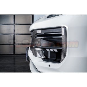 Porsche Cayenne/Coupe 2024+ 9Y0.2 Dry Carbon Fiber Front Grille Vertical Trim - Premium Upgrade - Free Shipping