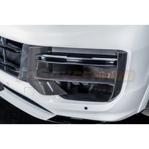 Porsche Cayenne/Coupe 2024+ 9Y0.2 Dry Carbon Fiber Front Grille Vertical Trim - Premium Upgrade - Free Shipping