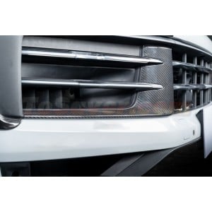 Porsche Cayenne/Coupe 2024+ 9Y0.2 OEM-Style Dry Carbon Fiber Front Grille Trim - Lightweight & Aerodynamic - Free Shipping