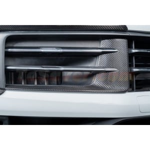 Porsche Cayenne/Coupe 2024+ 9Y0.2 OEM-Style Dry Carbon Fiber Front Grille Trim - Lightweight & Aerodynamic - Free Shipping