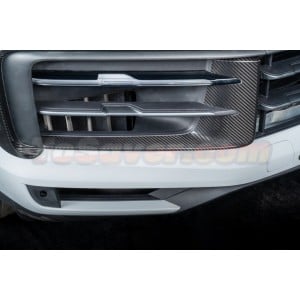 Porsche Cayenne/Coupe 2024+ 9Y0.2 OEM-Style Dry Carbon Fiber Front Grille Trim - Lightweight & Aerodynamic - Free Shipping