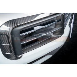 Porsche Cayenne/Coupe 2024+ 9Y0.2 OEM-Style Dry Carbon Fiber Front Grille Trim - Lightweight & Aerodynamic - Free Shipping