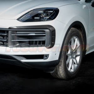 Porsche Cayenne/Coupe 2024+ 9Y0.2 OEM-Style Dry Carbon Fiber Front Grille Trim - Lightweight & Aerodynamic - Free Shipping