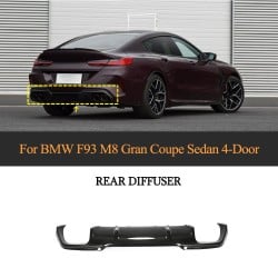 Dry Carbon Fiber Rear Diffuser for BMW F93 M8 Gran Coupe Sedan 4-Door 2019-2022