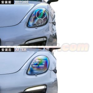 Porsche Cayman/Boxster 2012-2016 981 to 2025 718 Style LED Matrix Headlights – Upgrade Kit - Free Shipping