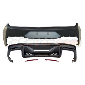 2015-2022 Ford Mustang Dark Horse Style Rear Bumper & Diffuser Kit – Aerodynamic Upgrade - Free Shipping