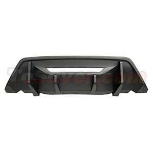 2023+ Ford Mustang Competition-Style Rear Diffuser Trim – Matte Black, Free Shipping