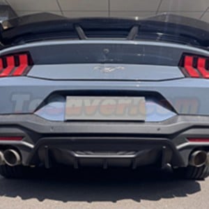 2023+ Ford Mustang Speed-Style Rear Diffuser Trim – Matte Black, Free Shipping