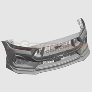 2023+ Ford Mustang GT-V Style Front Lip – Aerodynamic Upgrade, Free Shipping