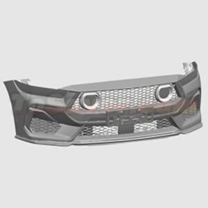 2023+ Ford Mustang GT-V Style Grille with LED Lights – Aggressive Front-End Upgrade, Free Shipping