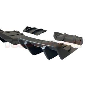 2014-2019 Chevrolet Corvette C7 Speed Style Rear Diffuser – Black ABS – Free Shipping