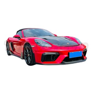 Porsche 718 Cayman/Boxster 982 (2016+) GT4 Style Front Bumper with Lip Body Kit – PP Material - Free Shipping