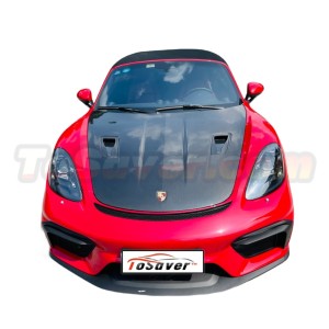 Porsche 718 Cayman/Boxster 982 (2016+) GT4 Style Front Bumper with Lip Body Kit – PP Material - Free Shipping
