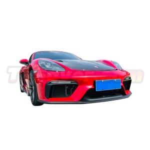 Porsche 718 Cayman/Boxster 982 (2016+) GT4 Style Front Bumper with Lip Body Kit – PP Material - Free Shipping