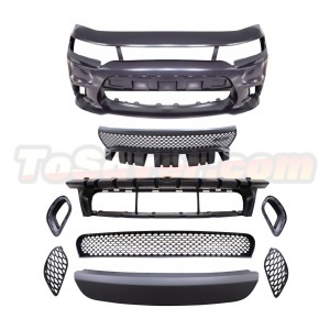 Dodge Charger 2015-2023 SRT Style Front Bumper Without Fog Lamp Hole – Performance Upgrade - Free Shipping