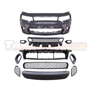 Dodge Charger 2015-2023 SRT Style Front Bumper With Fog Lamp Hole – Performance Upgrade - Free Shipping