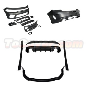 Dodge Charger 2015-2023 - 2021 SRT Style Front & Rear Bumper + HNS Style Aerokit Body Kit Full Upgrade Kit - Free Shipping