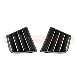 Dodge Charger 2015-2023 Rock Style Side Window Louver | Aggressive Rear Side Window Cover | Free Shipping