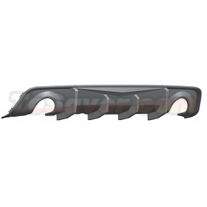 Dodge Charger 2015-2023 Widebody Competition Style Rear Diffuser | Black ABS | Free Shipping