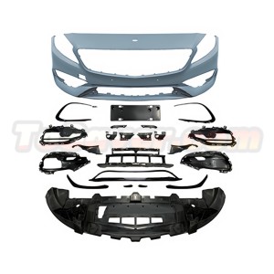 Mercedes-Benz A-Class W176 (2013–2018) A45 AMG Style Front Bumper Kit | PP Material | Free Shipping
