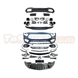 Mercedes-Benz A-Class W177 AMG Line (2019+) A45 AMG Style Front Bumper, Lip, Rear Diffuser & Tips Upgrade Kit | Free Shipping