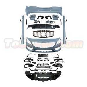 Mercedes-Benz CLA-Class W117 2016–2018 CLA45 AMG Style Body Kit | Front & Rear Bumpers, Side Skirts, Diffuser | Free Shipping