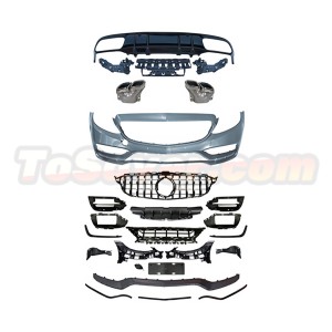 2019 C63 AMG Style Body Kit for Mercedes-Benz C-Class C205 Coupe (2018–2020) AMG Line | Front Bumper, Diffuser | Free Shipping
