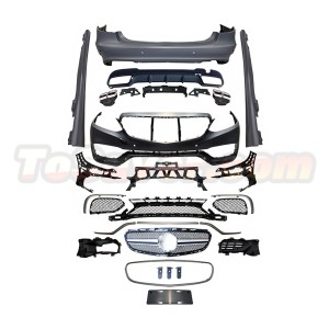 Mercedes-Benz E-Class W212 2014–2016 E63 AMG Style Body Kit | Front & Rear Bumpers, Side Skirts, Diffuser, Tips | Free Shipping
