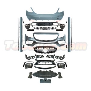 Mercedes-Benz E-Class W213 2017–2020 E63 AMG Style Body Kit | Front & Rear Bumpers, Side Skirts, Diffuser, Tips | Free Shipping