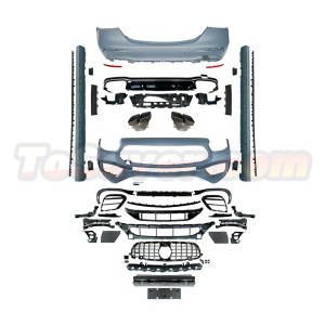 Mercedes-Benz E-Class W213 (2021–2023) E63 AMG Style Full Body Kit – Front & Rear Bumpers, Side Skirts, Diffuser | Free Shipping