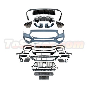 Mercedes-Benz E-Class C238 Coupe (2017–2023) E63 AMG-Style Front Bumper, Rear Diffuser & Exhaust Tips Body Kit | Free Shipping