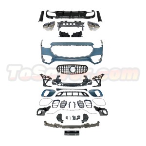 Mercedes-Benz S-Class W223 (2021+) AMG Line S63-Style Body Kit – Front Bumper, Rear Diffuser, Exhaust Tips​ | Free Shipping