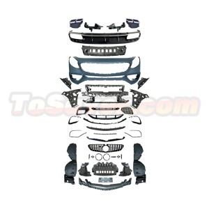 Mercedes-Benz S-Class Coupe C217 2016–2020 S63 AMG-Style Body Kit – Front Bumper, Rear Diffuser, Exhaust Tips,​ | Free Shipping