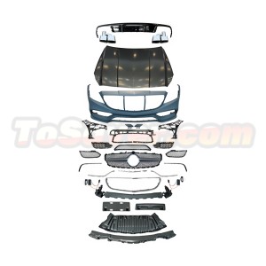 Mercedes-Benz CLS-Class W218 (2013–2017) CLS63 AMG-Style Body Kit – Front Bumper, Hood, Rear Diffuser, Tips​ | Free Shipping