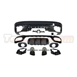Mercedes-Benz GLB-Class X247 (2020+) GLB35 Style Rear Diffuser & Exhaust Tips Kit – Upgrade for Standard Models​ | Free Shipping