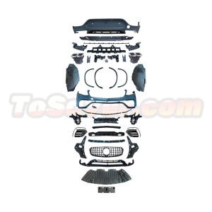 Mercedes-Benz GLC Coupe C253 (2016–2019) GLC63 AMG Style Full Body Kit – Front & Rear Bumpers, Diffuser & Tips​​ | Free Shipping