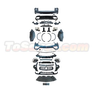 Mercedes-Benz GLC X253 2020–2022 GLC63 AMG Style Full Body Kit – Front & Rear Bumpers, Diffuser & Exhaust Tips​​ | Free Shipping