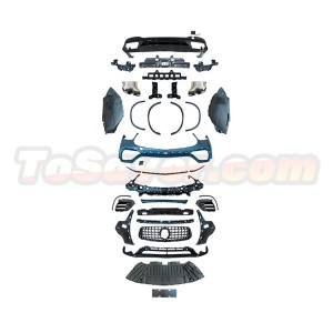 Mercedes-Benz GLC X253 (2020–2022) AMG Line Models – GLC63 AMG Style Body Kit – Front Bumper, Diffuser & Tips​​ | Free Shipping
