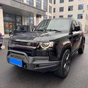 Land Rover Defender 2020+ Rock Style Front Guard with LED Lights – Steel Material – Upgrade Kit​​ | Free Shipping