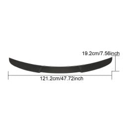 Dry Carbon Fiber Rear Trunk Spoiler Boot Wing Lip for BMW 4 Series G22 G82 M4 Coupe 2020-ON