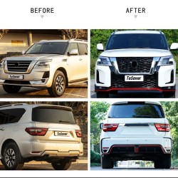 Car Auro Parts Include Side Bar Grille Front Rear Bumper Bodykit for 2020+ Nissan Patrol Y62 Nismo Model