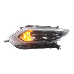 Pair of LED Headlights for 2017 Nissan X-Trail, Including Daytime Running Lights, 6000K