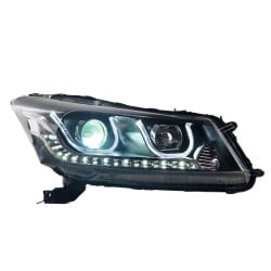 Pair of Xenon Headlights for 2008-2012 Honda Accord, Including Daytime Running Lights, 6000K