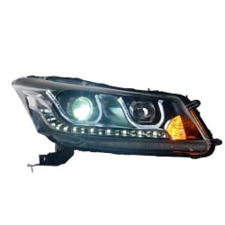 Pair of Xenon Headlights for 2008-2012 Honda Accord, Including Daytime Running Lights, 6000K